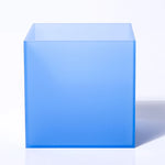 cube exposition acrylique mat support rangement accessoires collection objet déco carré transparent réutilisable