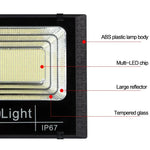 projecteur solaire led moderne ip67 télécommande fixations noir blancextérieur rechargeable autonomephotosensoriel