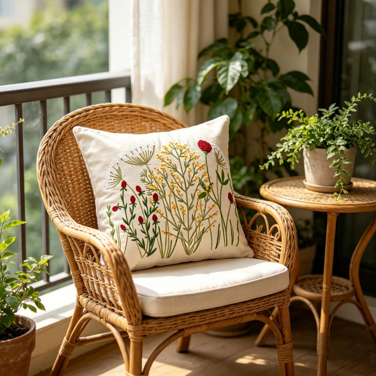 housse coussin motif floral couleurs vives coton lin coussin carré traditionnel canapé lit simple
