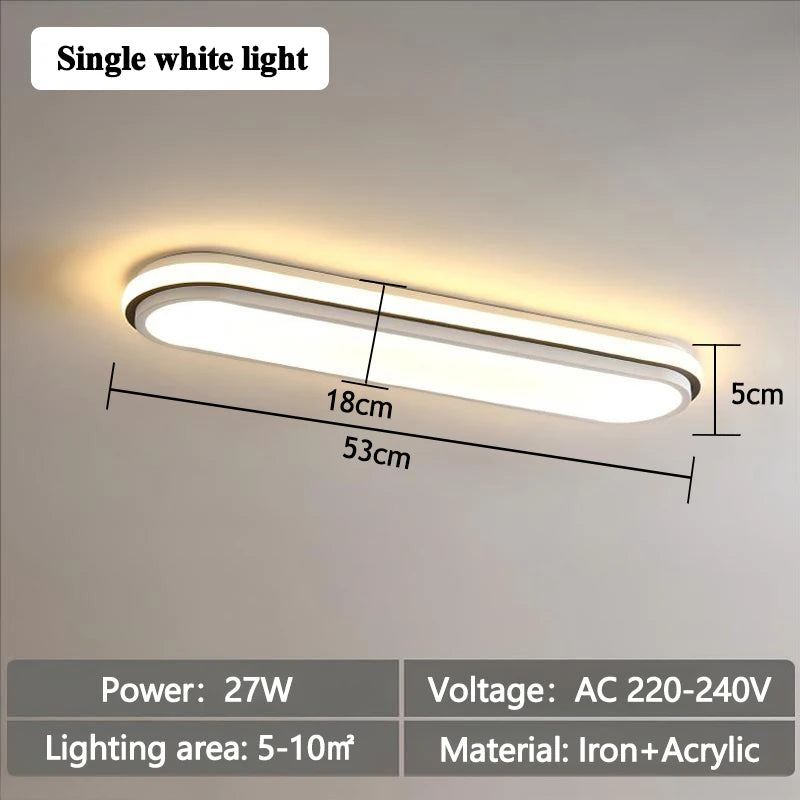 lampe led moderne blanche rectangulaire sans fixation visible 53cm 38cm