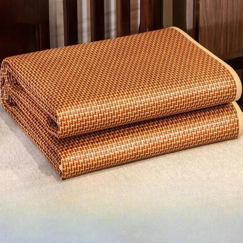 coussin lit marron clair tissé motifs géométriques moderne 150x200cm 180x200cm 200x220cm