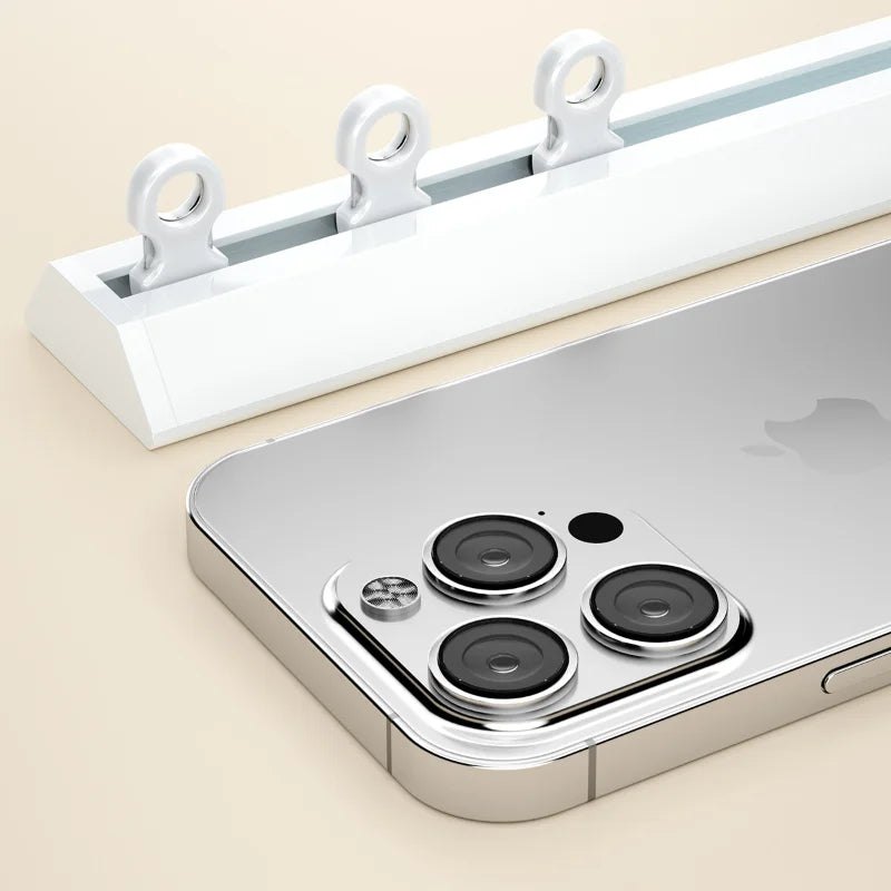 rideau support moderne blanc rondelles noires invisible guide double simple aluminium alloy