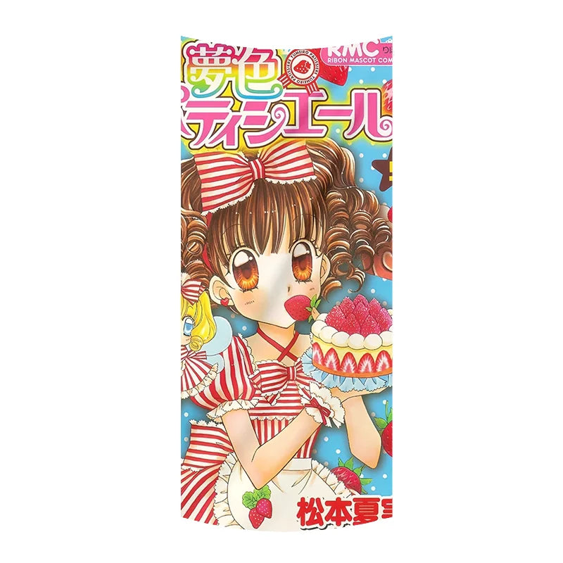 décoration murale manga shoujo rose blanche anime personnages desserts illustrations posters autocollants