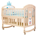 lit bébé multifonctionnel hauteur réglable filet moustiquaire table langer moderne