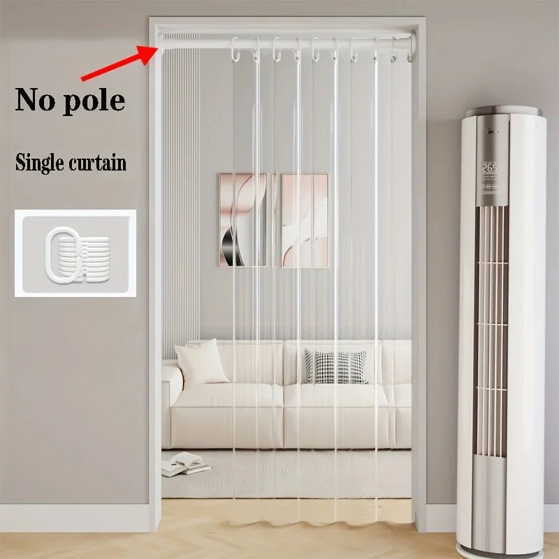 rideau porte transparent rayures verticales moderne 100x180cm 100x200cm 120x200cm 150x200cm 180x200cm 200x200cm