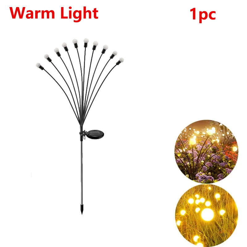 lumières solaires guirlande lumineuse multicolore boules sphériques extérieures jardin decoration moderne