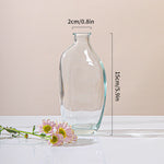 vases verre transparent diamant rose bleu gris vert moderne