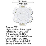 ampoules led 3w 5w rouge vert bleu diodes cob brillantes modernes 11mm