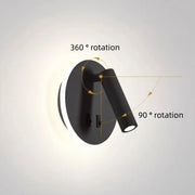 Applique murale LED pour tête de lit - Éclairage d'ambiance moderne pour chambre et bureau