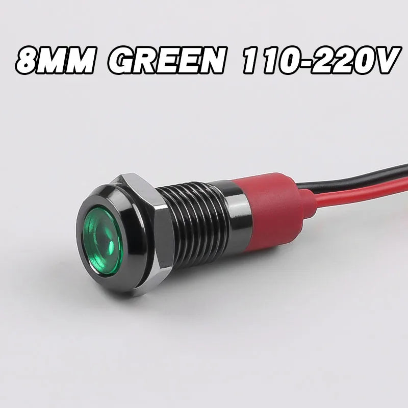 ampoules led 8mm rouge vert jaune bleu blanc étanches fil moderne