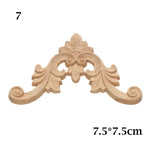 appliques decoratives bois floral sculptees baroques naturelles decoration murale farmhouse classic