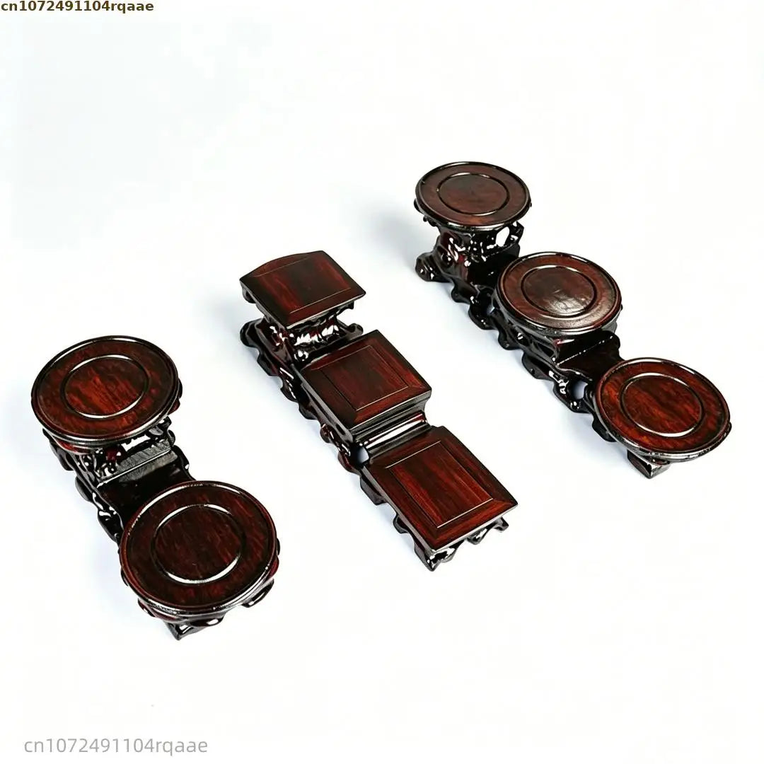 support vases objets decoratifs bois marron texture naturelle artisanale traditionnelle echangetable deco