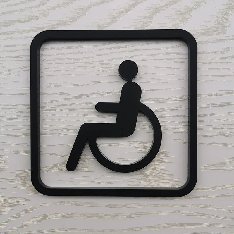 sticker porte wc moderne rond toilette orange noir marron clair blanc vis fixé acrylique