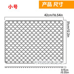 tapis cuisine silicone gris moderne perforé protection évier 72x39.5cmversiblelavabo