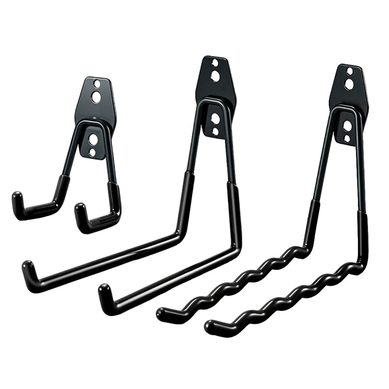 crochets muraux noirs modernes lisses suspendre outils garage jardin 14mm large