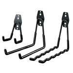 crochets muraux noirs modernes lisses suspendre outils garage jardin 14mm large