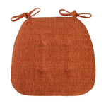 coussin chaise gris beige vert orange bleu moderne antidérapant tissu uni coton polyester
