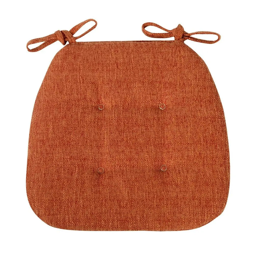 coussin chaise gris beige vert orange bleu moderne antidérapant tissu uni coton polyester