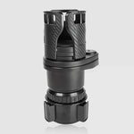 porte gobelets auto extensibles noir fibre carbone moderne utilitaire fixations vis