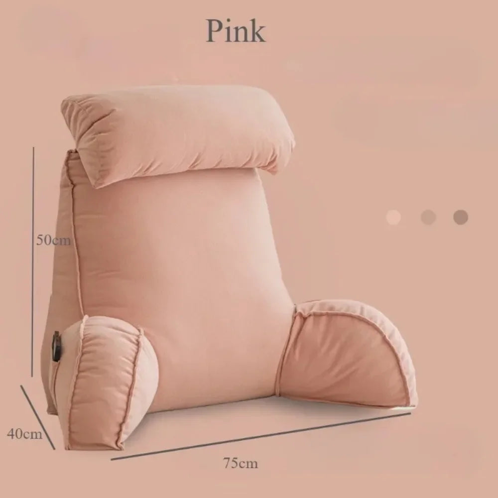 coussins d'appui dos bras lavables modernes beige gris rose