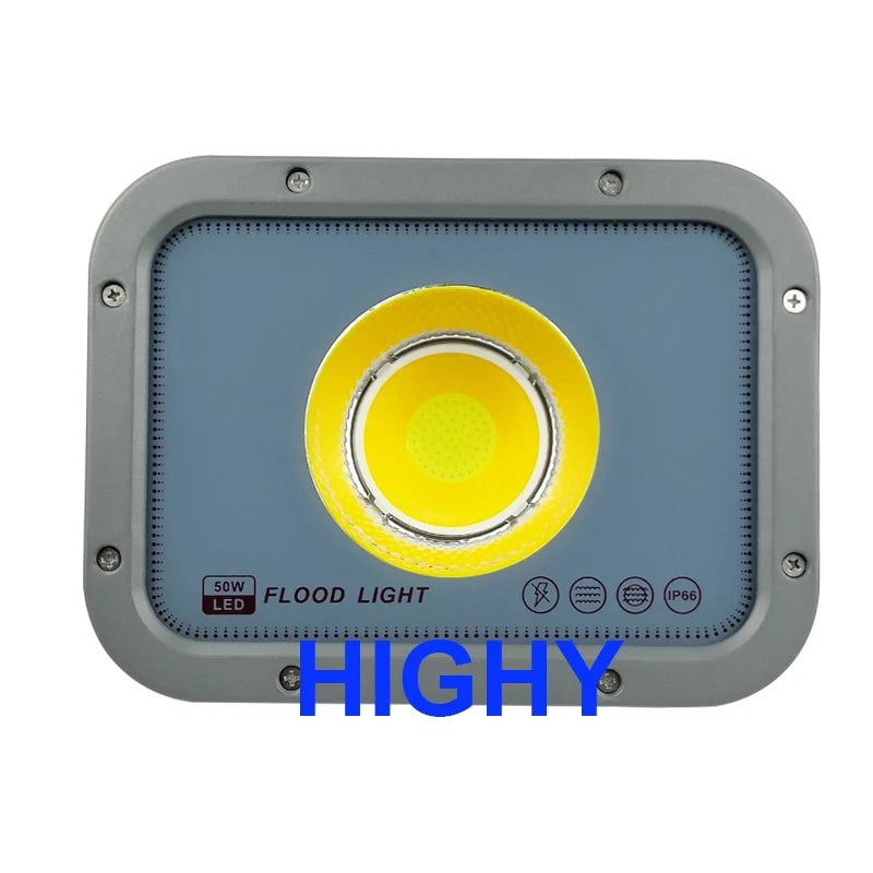 projecteur led moderne gris ip65 100w 150w 50w 24v 110v 220vextérieur jardin aluminium