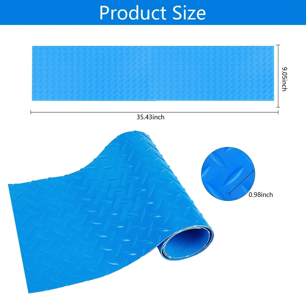 tapis antidérapant bleu diamanté piscine protection sol fond marin opalescent