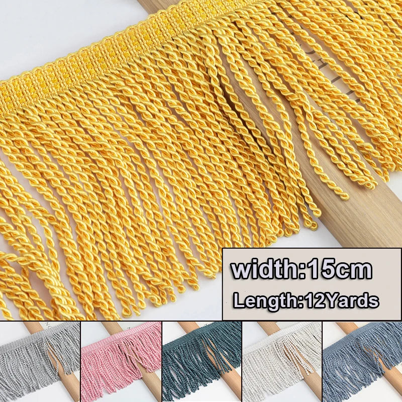 rubans franges polyestère jaune bleu gris blanc rose décoration tissé texturé artisanal bricolage decoration