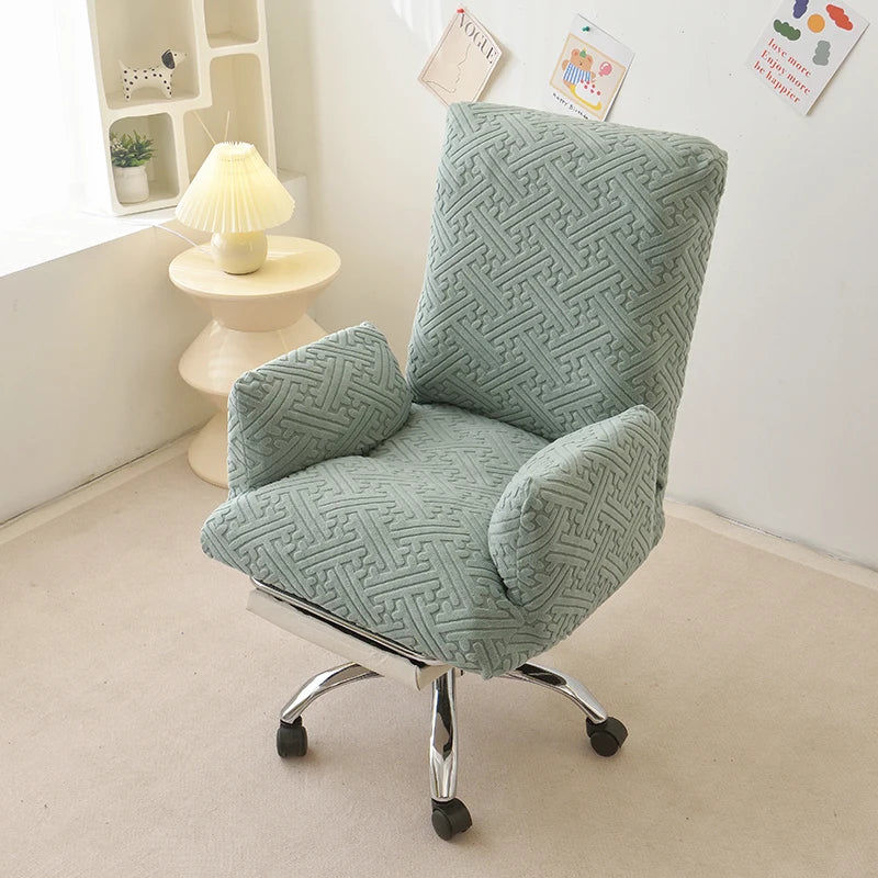 fauteuil moderne orange accoudoirs coussin d'assise tête inclinable élasthanne polyester