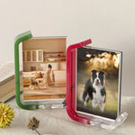 cadres photo silicone transparent moderne vert rouge adhésif grille dimensions