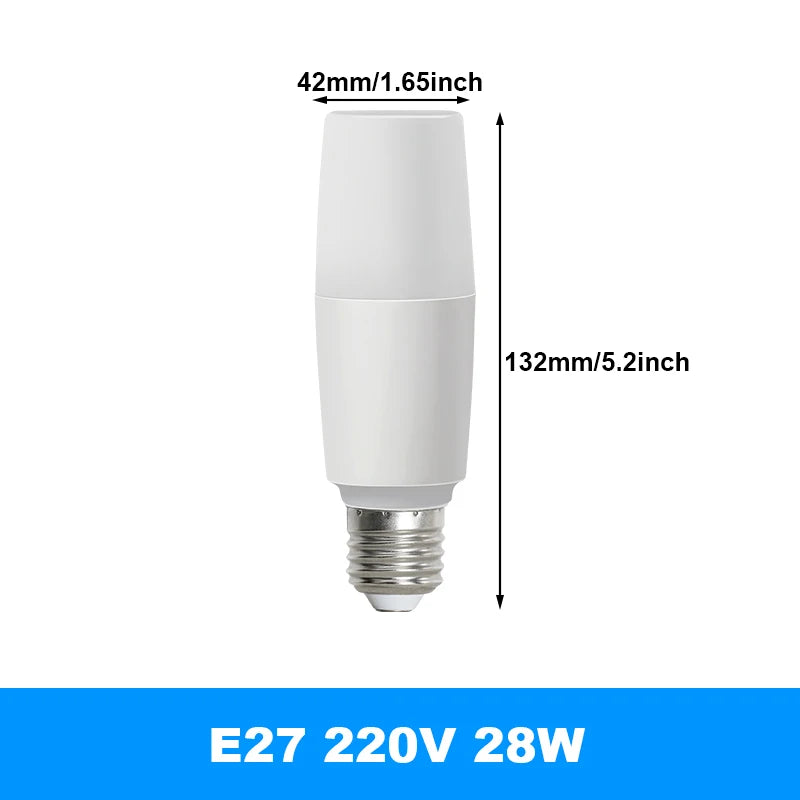 ampoules led e27 blanc chaud lumiere moderne minimaliste 6500k 3000k 38w 28w 18w 9w