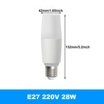 ampoules led e27 blanc chaud lumiere moderne minimaliste 6500k 3000k 38w 28w 18w 9w