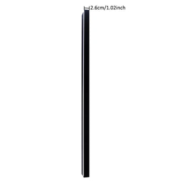 applique murale moderne led ip65 résistante eau 85265v noir rectangulaire contemporaine 5580100cm