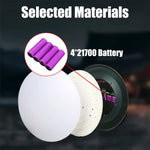 lampe camping rechargeable led 184 diodes batteries violet blanc moderne utilitaire