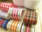 rubans polyester multicolores rayures diagonales traditionnel opaques yards large 16mm