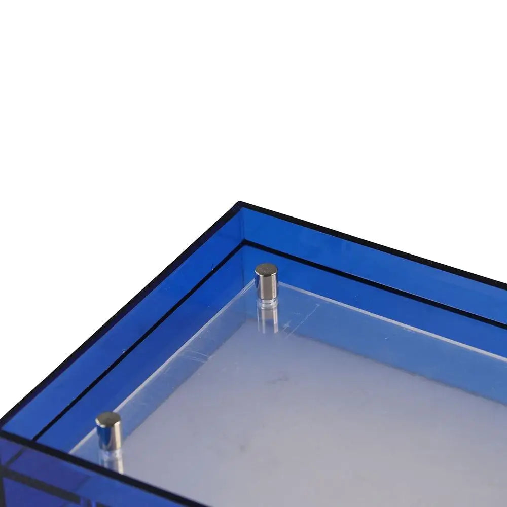 cadre photo carré acrylique transparent moderne suspension murale décoration intérieure