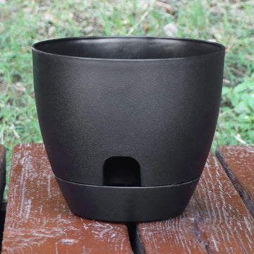 Pots fleurs blancs modernes plastique opaques plantes vertes 13cm capacité grande