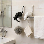 lampe suspendue chat moderne plastique noir blanche texture mat bougie