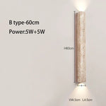 applique murale led pierre blanc moderne 3000k texture granulaire flux lumineux 249 2000