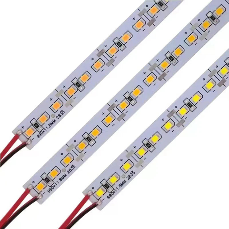 ruban led blanc mat moderne adhésif 12v 24v 25cm 50cm 144ledm 3000k 4000k 6000k