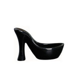 pots plantes forme chaussures talons noir blanc rose émail moderne décoratif led succulente
