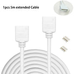 connecteurs électrique broches blancs moderne câbles 50cm RGBCCT LED sans soudure