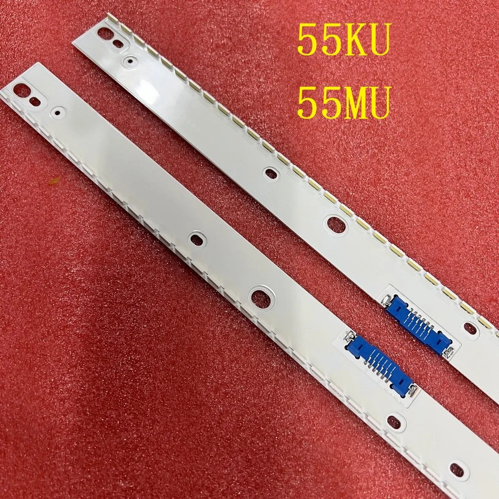 bande led rétro éclairage blanc aluminium moderne fixations invisibles connecteurs bleus réutilisable sans fil