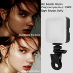 lampe led selfie noir blanche clip réglable modernes maquillage tiktok direct videoconférence