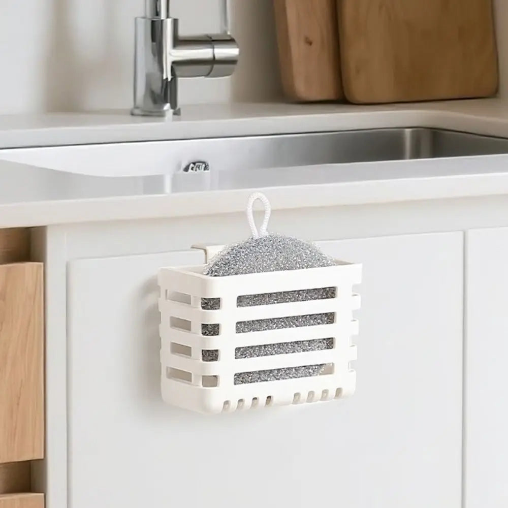panier rangement blanc grille moderne adhésif cuisine chambre organisation sans bpa