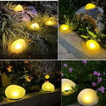 lampe solaire extérieure verre blanc moderne ip65 autonome adhésive patio jardin blanc lisse minimaliste