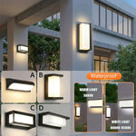 applique murale led extérieure noire moderne ip65 hydrofuge 85265v 2492000lm autonome