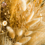 bouquet fleurs séchées herbe rabbit tail décoration maison mariage anniversaire boho naturelle rustique