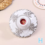 support lampe ornemental baroque or argent rouge ornements floraux motifs géométriques opaques
