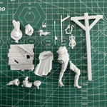 Miniature résine à peindre et assembler