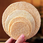 serviettes table naturelles fibre bambou texture rugueuse couleur beige clair rustique dimensions 8cm 10cm